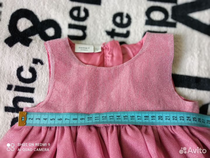 Платье нарядное для девочки на годик 80