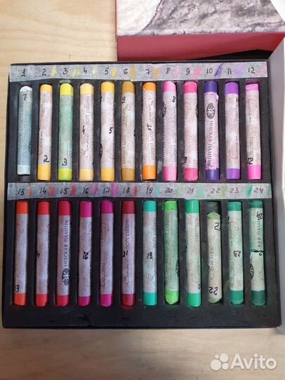 Пастель Сонет сухая 48 цветов, многоцветная