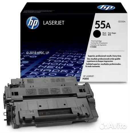 Картридж HP 55A (CE255A) оригинал, новый