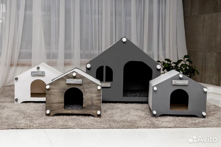 Новый стильный домик домик для кошки