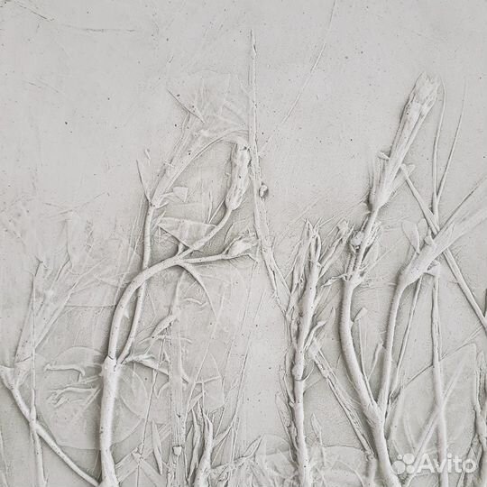 Ботанический барельеф 