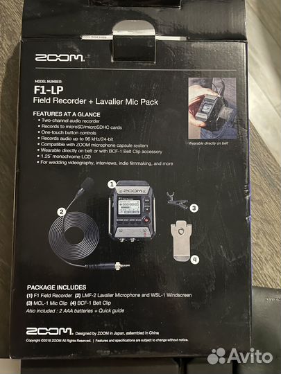 Рекордер Zoom F1-Lp