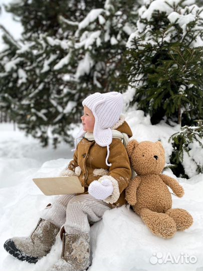 Шапка на весну гномик эльф