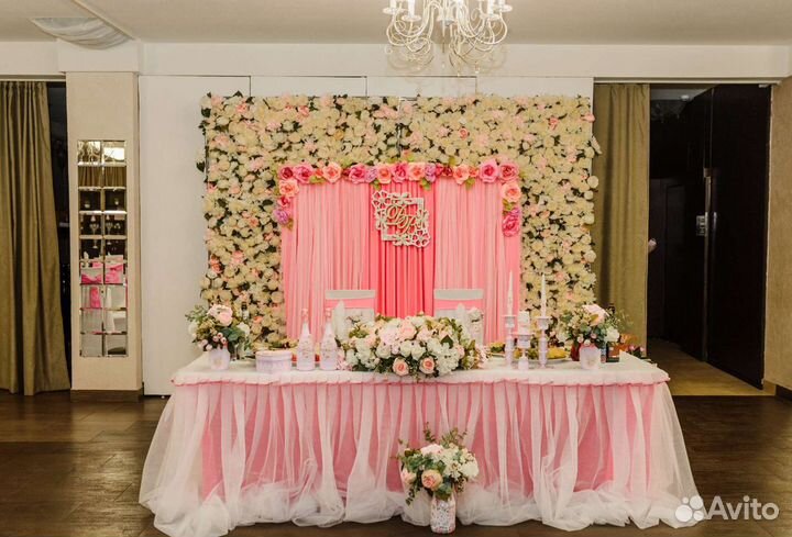 Свадебная композиции на подиум