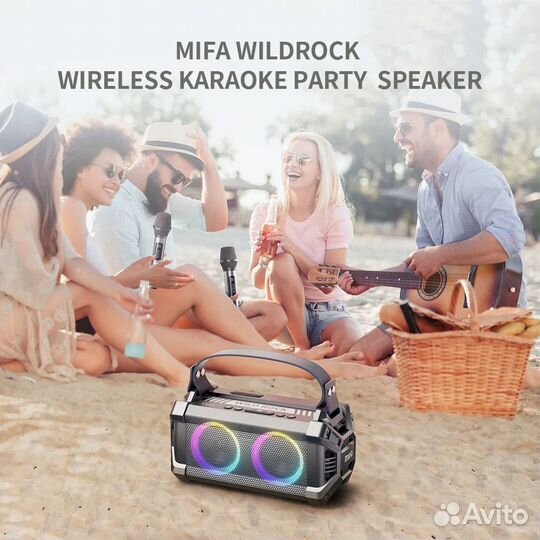 Беспроводная Outdoor колонка-караоке mifa WildRock Black