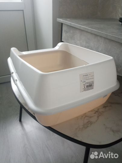 Лоток для кошек большой с бортиками