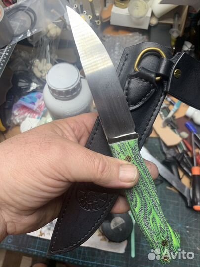 Нож из стали м398