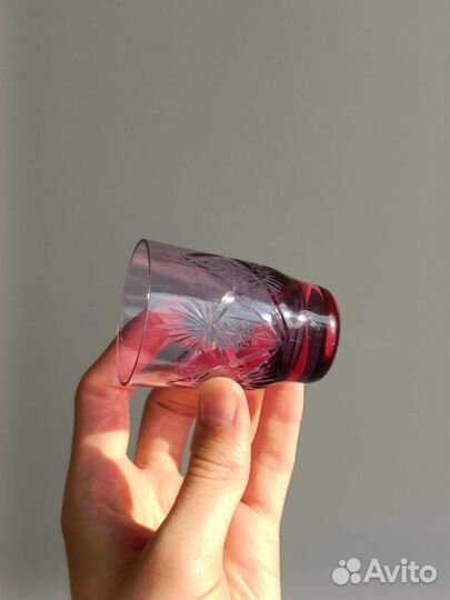 Стопки / рюмки СССР цветное стекло 75 мл