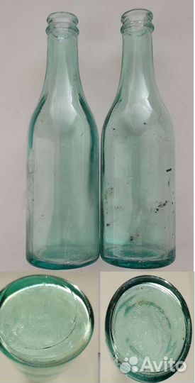 Старинные бутылки разные