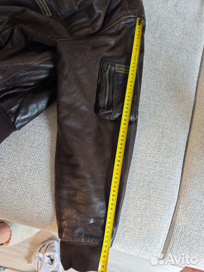 Кожаная куртка мужская daytona 48 размер