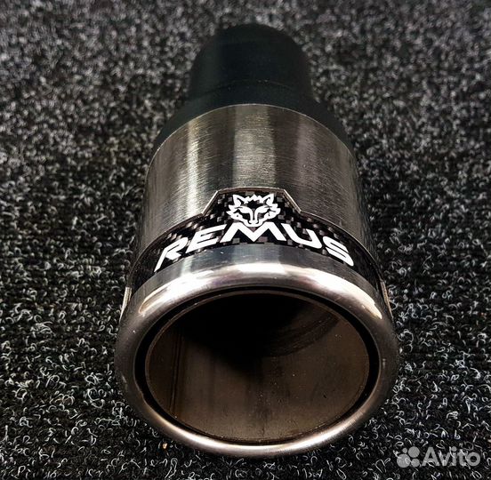 Насадка на глушитель remus 51-76мм (Carbon)