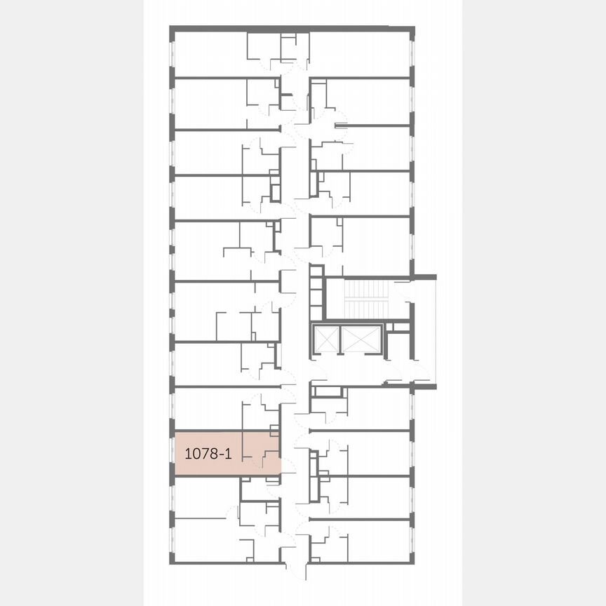 Апартаменты-студия, 20,6 м², 7/17 эт.