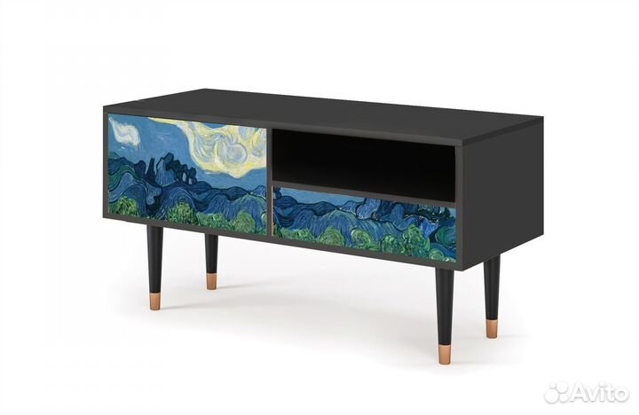 Тв-тумба T3 - Антрацит - The Oil Trees