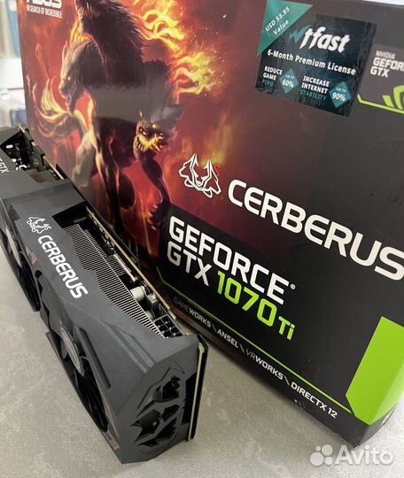 GTX 1070ti-8GB Asus Cerberus