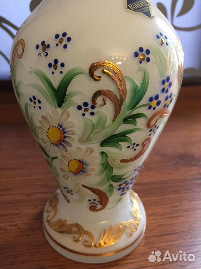 Ваза Bohemia Богемия Роспись