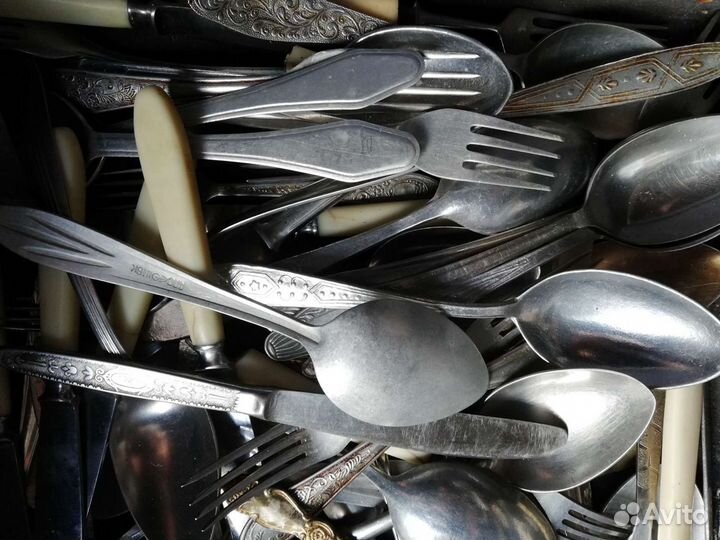 Ложки, вилки и ножи СССР