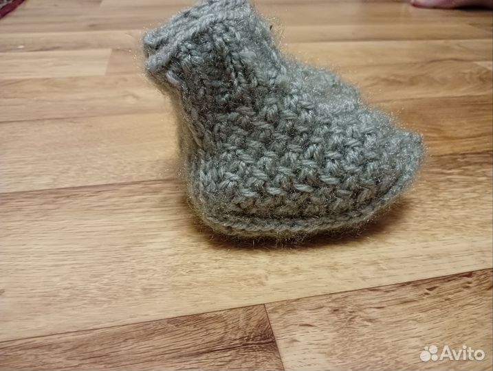 Вязание тапочки