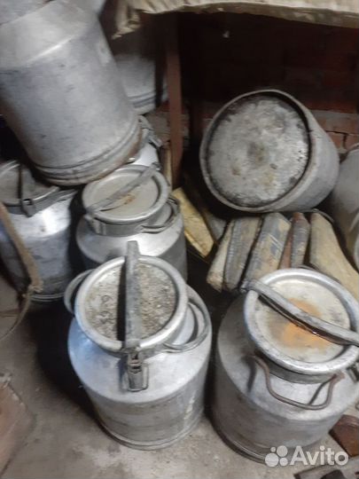 Фляга алюминиевая бу 40л