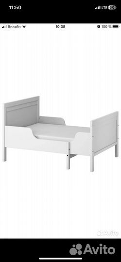 Детская кровать IKEA с матрасом