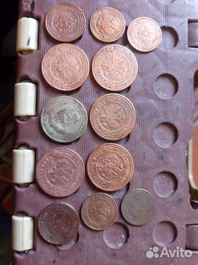 Монеты медные разные