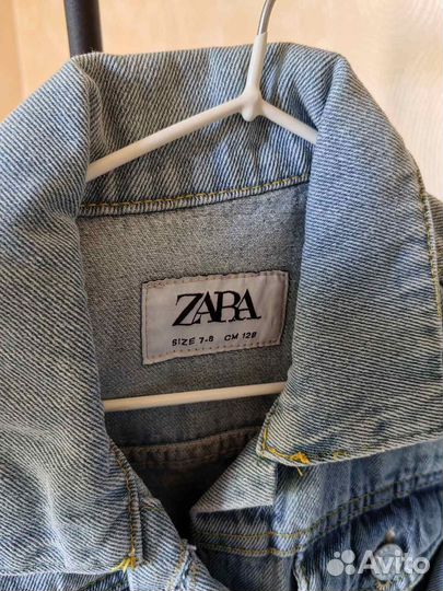 Джинсовая куртка для девочки zara