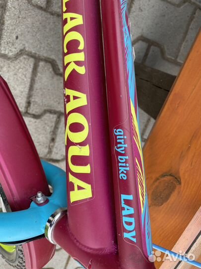 Детский велосипед Black aqua lady 18