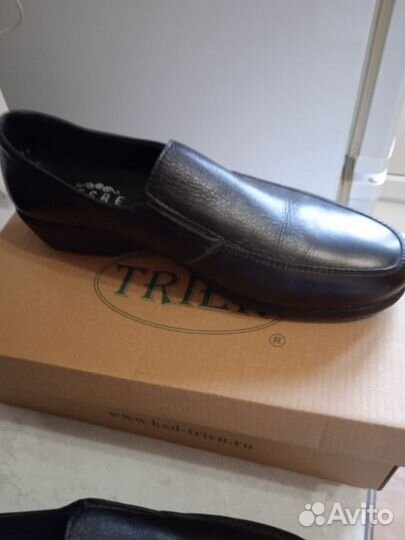 Туфли демисезонные женские из натуральной кожи