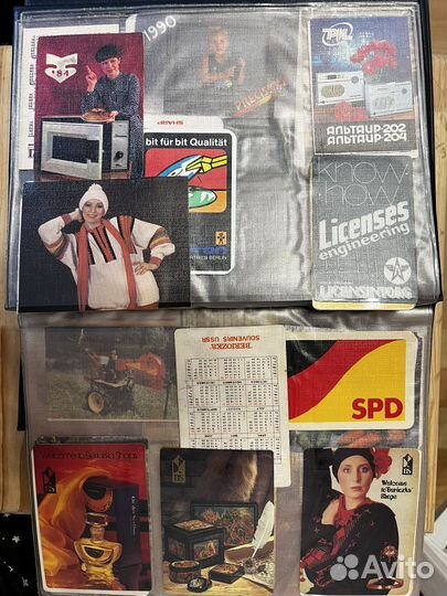 Календарики СССР