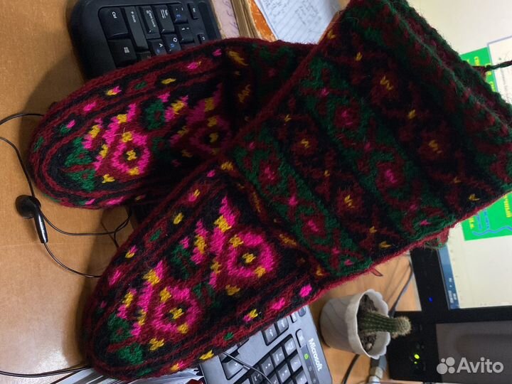 Носки вязаные