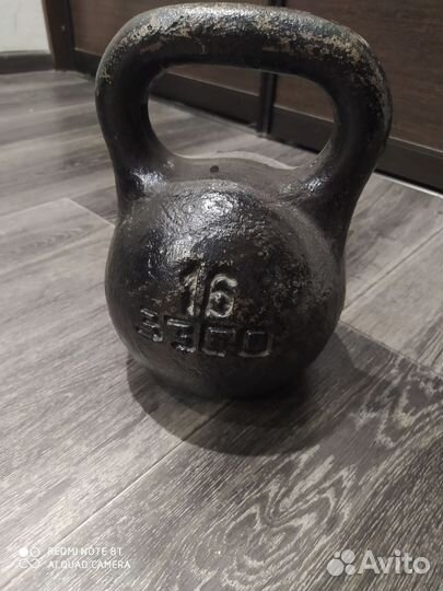 Гиря 16 кг бу