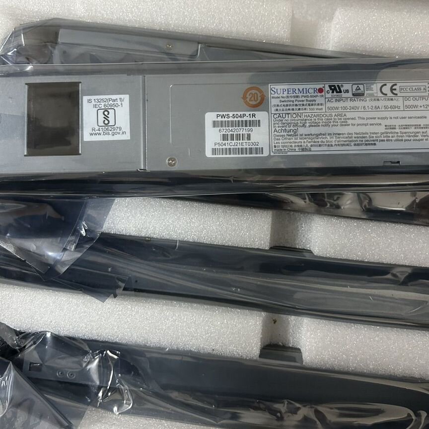 [PWS-504P-1R] Блок Питания Supermicro 500w Pws-504p-1r