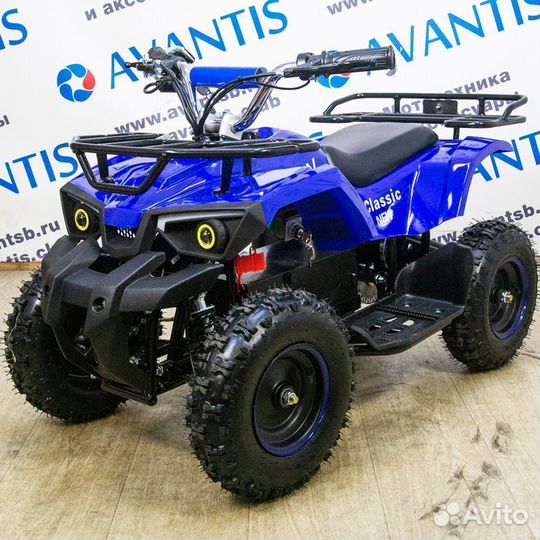 Детский квадроцикл ATV Classic E 800W New синий
