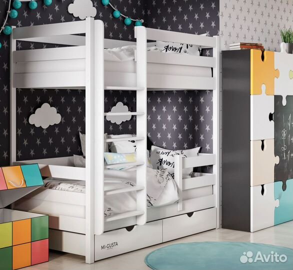 Двухэтажная кровать детская