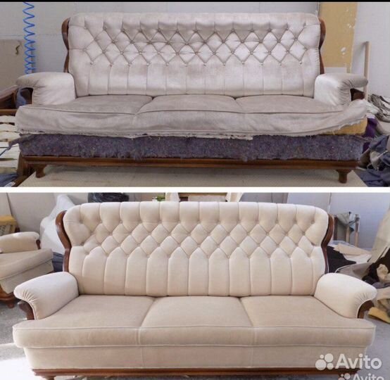 Перетяжка мебели