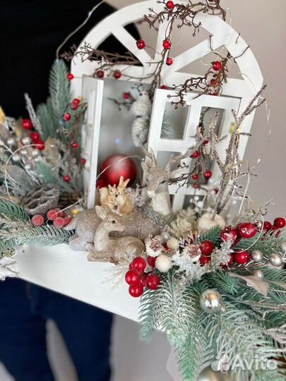 Новогодняя композиция(Проданы/под заказ)