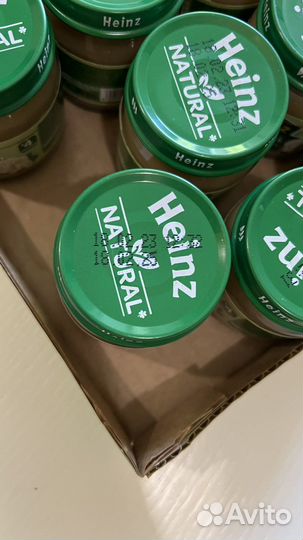 Детское пюре heinz