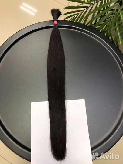 Волосы для наращивания 60 см черные