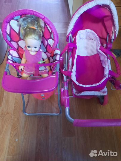Детская кукольная коляска