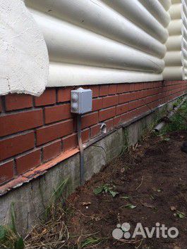 Монтаж контура заземления