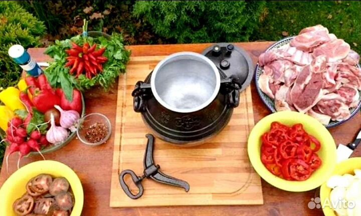 Казан чугунный афганский