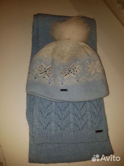 Комплект шапка, шарф