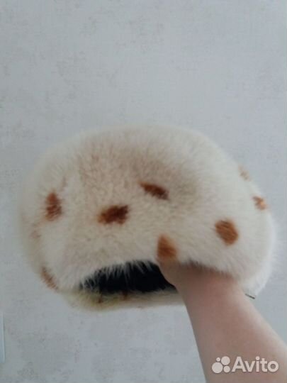 Женский норковый берет