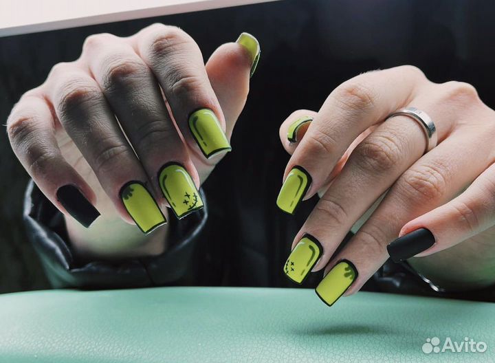 Гель лак и наращивание