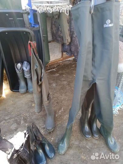 Сапоги рыбацкие болотные и забродные
