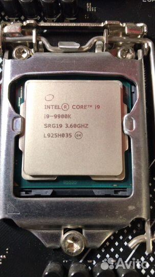 Комплект i9 9900k z390 asus prime