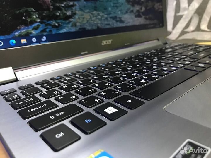 Мощный ноутбук Acer I7/2видеокарты/SSD/6gb