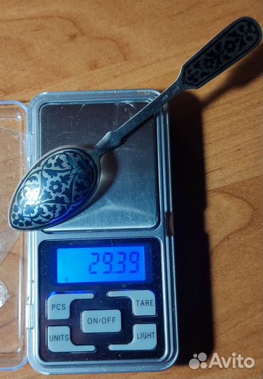 Серебряная чайная ложка СССР