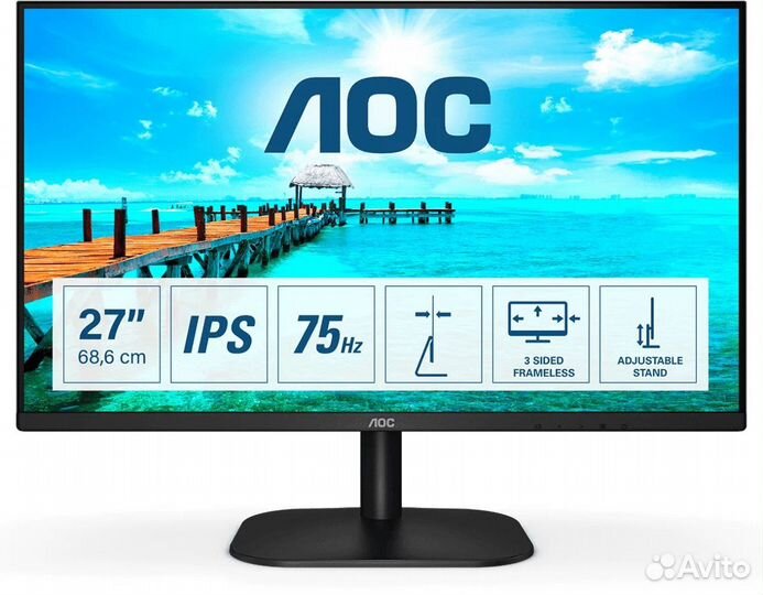 Монитор Aoc 27 FullHd 75hz