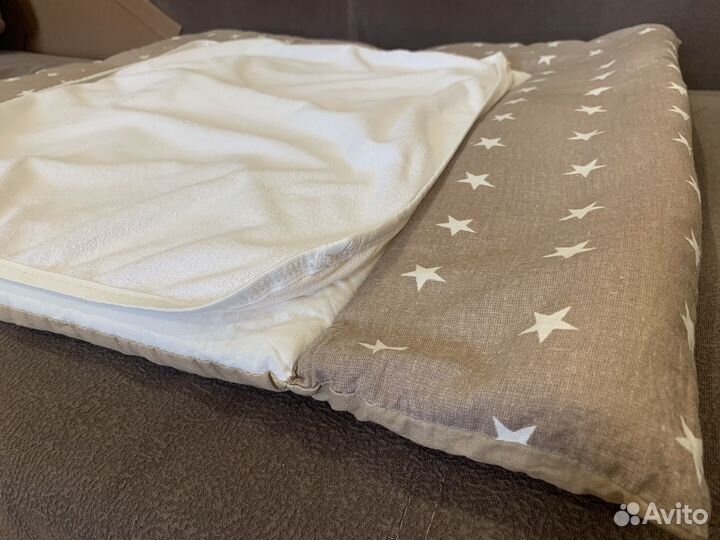 Пеленальный матрас Polini Kids двусторонний 77х72