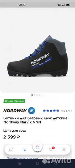 Лыжные ботинки